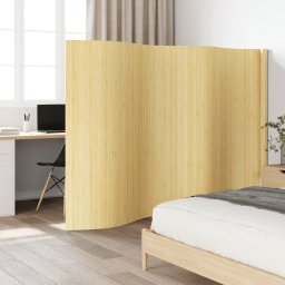 Paravan de camera, natural deschis, 165x400, bambus GartenMobel Dekor