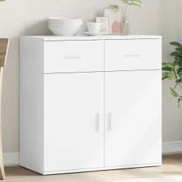 Servanta, alb, 79x38x80 cm, lemn compozit GartenMobel Dekor