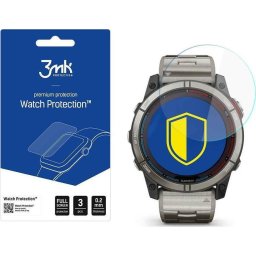Folie protectie smartwatch 3mk FlexibleGlass pentru Garmin Quatix 7X, Transparenta