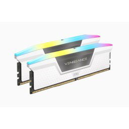 DDR Corsair - gaming Vengeance RGB- DDR5- 32GB2x16GB)- DDR5 6000- C36- 1.35V- Intel XMP- rev D- Alb CMH32GX5M2D6000C36W