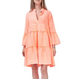 LACE Rochie M-8483 coral