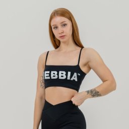 NEBBIA Sutien sport Bandeau Back Check Black L