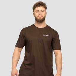 GymBeam Tricou Basic Chocolate Brown M
