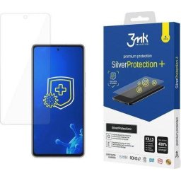 Folie protectie ecran 3mk SilverProtection+ antimicrobiana (Montaj umed) pentru Samsung Galaxy A53 5G