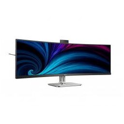 Monitor LED Philips Curved-Monitor 49B2U6900CH/27 - 124 cm (48.8") - 5120 x 1440 DQHD Argintiu/Negru
