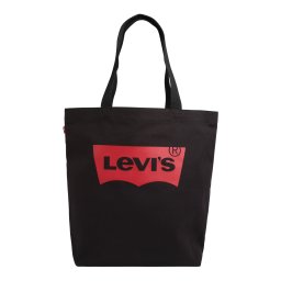 LEVI'S ® Plase de cumpărături 'Batwing Tote Bag' roșu carmin / negru