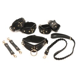 Bedroom Bliss Lover's Restraints Set Black