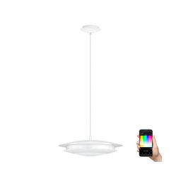 Eglo 98041 - Lustr LED RGB dimabil MONEVA-C pe cablu LED/18W/230V