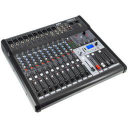 Consola DJ MIXER DIGITAL 12 CANALE 48V BT/USB/SD