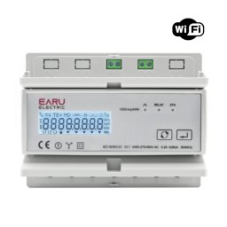 Secutek Contor de energie WiFi trifazat cu două căi