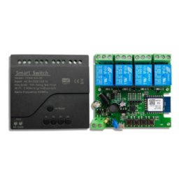 Secutek Releu wireless inteligent, 4 canale, AC 85-250V, Tuya