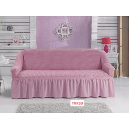 Huse Elastice Creponate Cu Volan Pt Canapele 185-220cm Cod TRF33