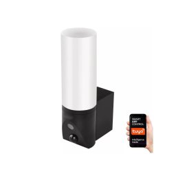 Cameră LED inteligentă de exterior cu sursă de lumină GoSmart LED/12W/230V IP65 Wi-Fi Tuya negru