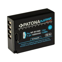 PATONA - Acumulator Fuji NP-W126S 1050mAh Li-Ion Platinum cu încărcare USB-C