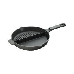 Tigaie de grătar cu două compartimente 25 cm