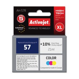 Activejet AH-57R ink for HP printer, HP 57 C6657A replacement; Premium; 21 ml; color