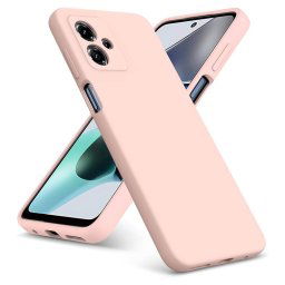Husa BestCase® Premium Silicon, Compatibila Cu Motorola Moto G54, 1.2MM Slim, Microfibra in interior, Antisoc, Rezistent la socuri, Protectie Camera, Margini ridicate pentru protectia ecranului, Pink