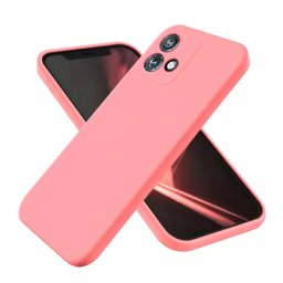 Husa BestCase® Premium Silicon, Compatibila Cu Motorola Moto G84, 1.2MM Slim, Microfibra in interior, Antisoc, Rezistent la socuri, Protectie Camera, Margini ridicate pentru protectia ecranului, Pink