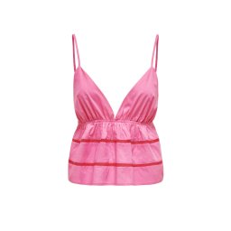 ONLY Top Onlrose Holly Singlet Wvn 15319109 17-2519 TCX gin fizz