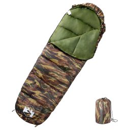 Sac de dormit tip mumie pentru adulti de camping, 3 anotimpuri GartenMobel Dekor