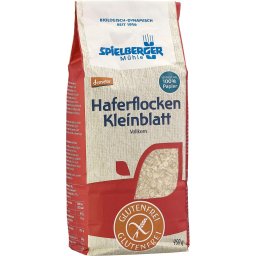 Fulgi mici de ovaz integrali, fara gluten, Demeter bio 950g
