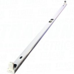 Corp de iluminat deschis, pt. tuburi luminoase T8, cu LED 230 VAC, max. 22 W, 1200 mm, G13