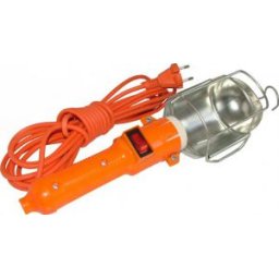 Lampa portabila 1x60W 1xE27 Portocaliu cu cablu 5m