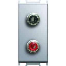 MODUL Priză audio Argint KM22ES