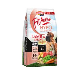 FitActive Originals Puppy & Junior Hypoallergenic - miel și legume 4 kg