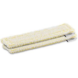 Set 2 lavete Karcher, microfibra, pentru curatare sticla / gresie / faianta, compatibil cu WV2 - WV5, 2.633-130.0