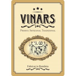 Etichete sticle personalizate, Vinars, 100x70 mm, 1000 buc rola