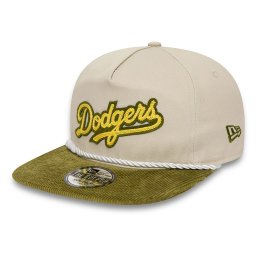 New Era, sapca bej 9fifty la dodgers cord golfer