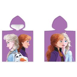 Prosop de plaja tip poncho Frozen 50 100 cm