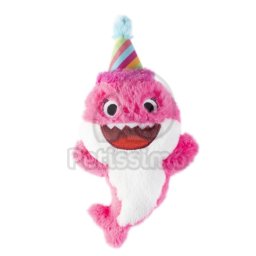 GimDog Sharks Party jucărie de pluș pentru câini, rechin Roz- 1 buc.