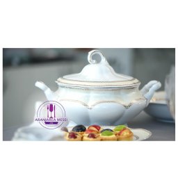 SOPHIA Supiera cu capac portelan 2800 ml