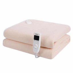 Patura cu incalzire electrica Zilan ZLN-4114, telecomanda, crem
