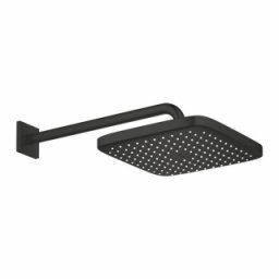 Palarie cu brat dus Grohe Tempesta 250 Mono Cube, negru mat