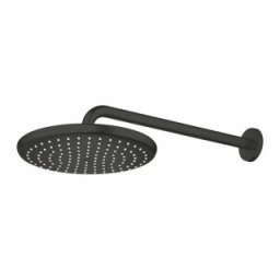 Palarie cu brat dus Grohe Tempesta 250 Mono Round, negru mat