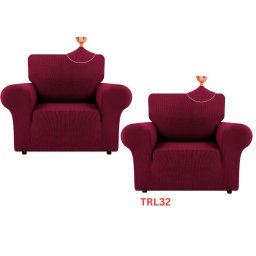 Huse Elastice Pt Fotolii, Set Cu 2 Buc., Lycra, Cod TRL32