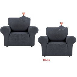 Huse Elastice Pt Fotolii, Set Cu 2 Buc., Lycra, Cod TRL40