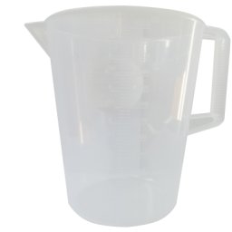 Cana gradata Material Plastic Robust si Transparent, 6 Litri