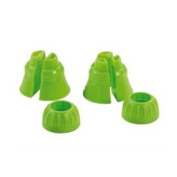 Cuple Mari Duiuri Sprituri, Decor 2 si 3 culori, O Baza 5.5 cm, O Varf 2 cm, H 5 cm, Set 2 Buc