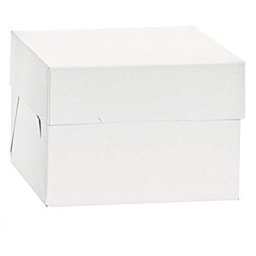 Cutie Patrata Desert Tort, Carton Alb, 30.5 x 30.5 x H 30 cm