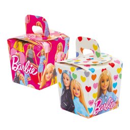 Cutii Party Barbie, Carton Impermeabil, 7 x 7 x H 8 cm, 6 Buc