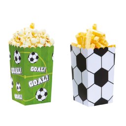 Cutii Party Fotbal, Carton Impermeabil, 7 x 7 x H 14 cm, 6 Buc