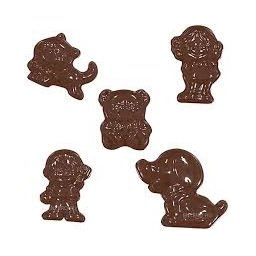 Decor Praline 5 modele - Matrita Plastic Ciocolata