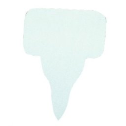 Etichete Pret Material Plastic Alb, 5.5 x H 8 cm, Set 50 buc