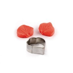 Hortensie Petale - Decupator Inox si Mulaj Silicon O 3 cm, Set 3 Buc