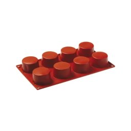 Forma Silicon Cilindru O6xh3.5 cm, 8 cavitati