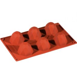 Forma Silicon Diamant O6.8xh4.5 cm, 6 cavitati